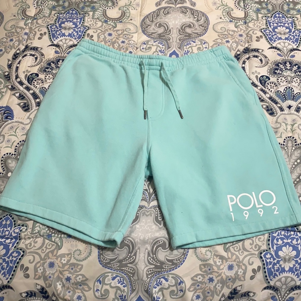 Polo by Ralph Lauren Aqua/Teal Athletic Shorts